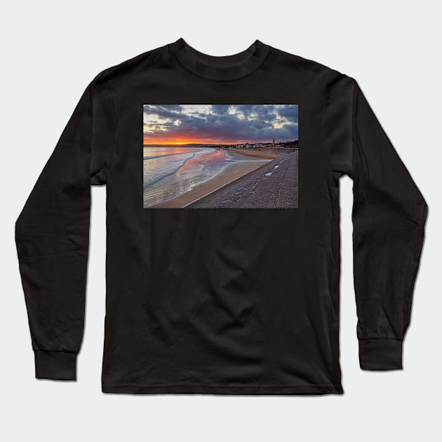 Swansea Bay from the Civic Centre Long Sleeve T-Shirt by dasantillo